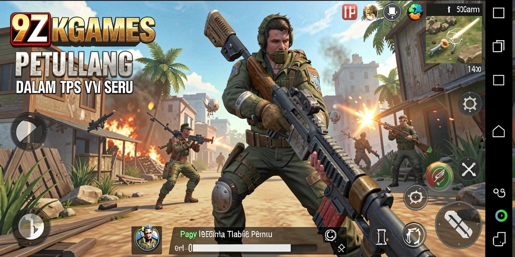 Gameplay seru dalam 9ZKGAMES dengan grafis menawan.