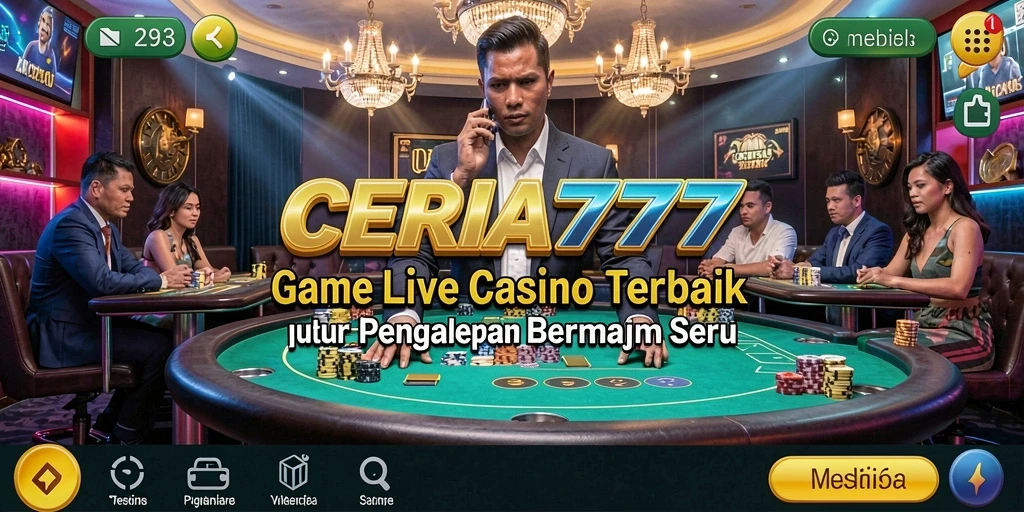 Gameplay seru dan interaktif dalam aplikasi Live Casino.