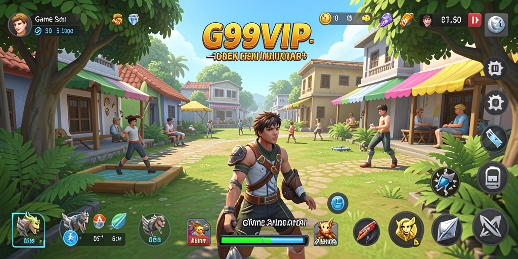 Screenshot G9VIP menampilkan gameplay seru dan menarik dari berbagai mini-game.