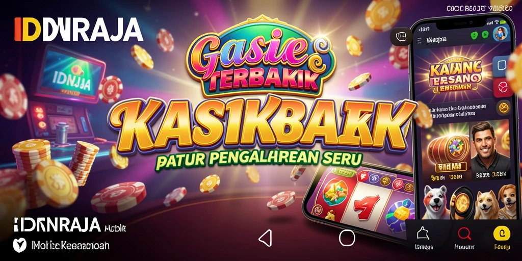 Screenshot utama IDNRAJA menampilkan pengalaman bermain kasino yang seru.