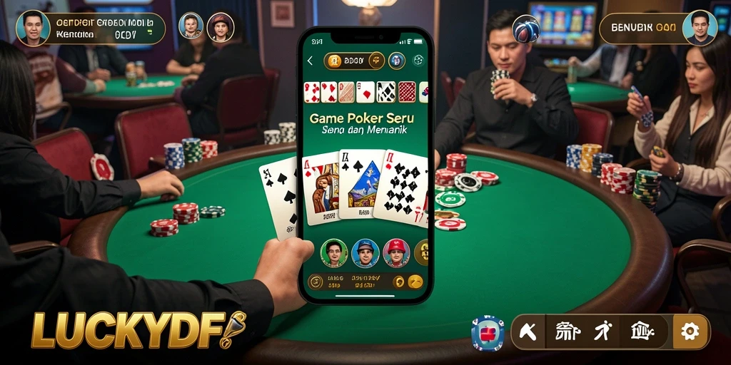 Tampilan gameplay LUCKYDF yang memukau dan menegangkan.