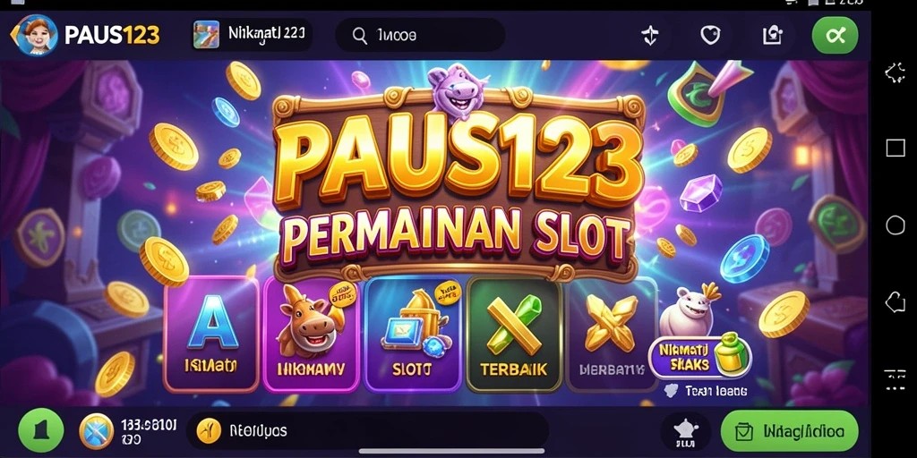 Skrinsut gameplay PAUS123 menampilkan momen seru dari permainan Slot.