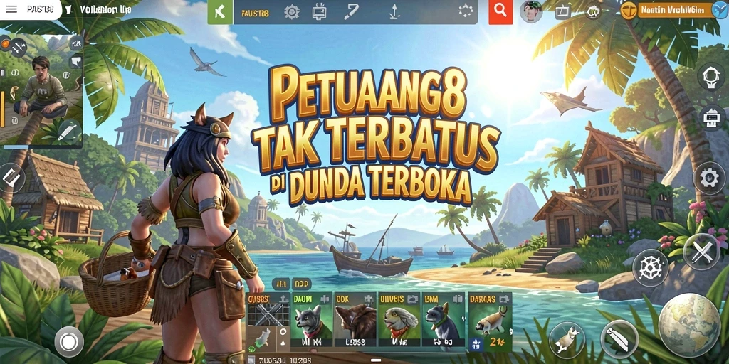 Screenshot utama menampilkan kebebasan eksplorasi di dunia Open World.