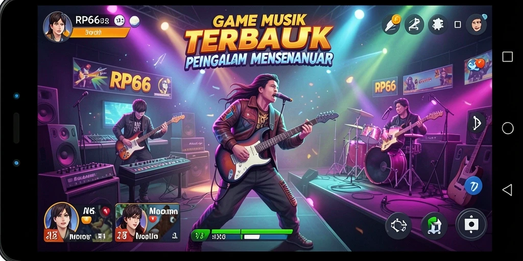 Tampilan gameplay <strong>RP66</strong> yang mendebarkan dengan musik interaktif.