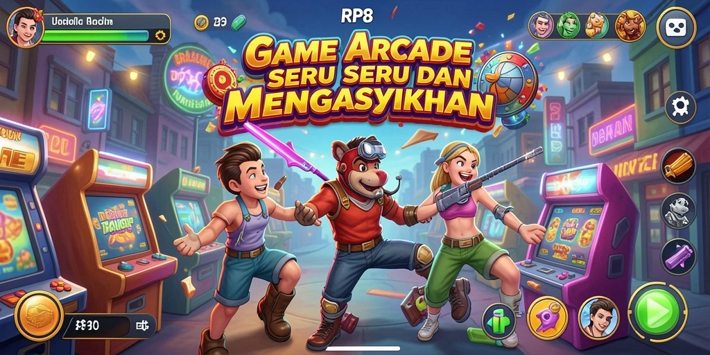 Tampilan gameplay RP8 yang seru dan penuh tantangan.