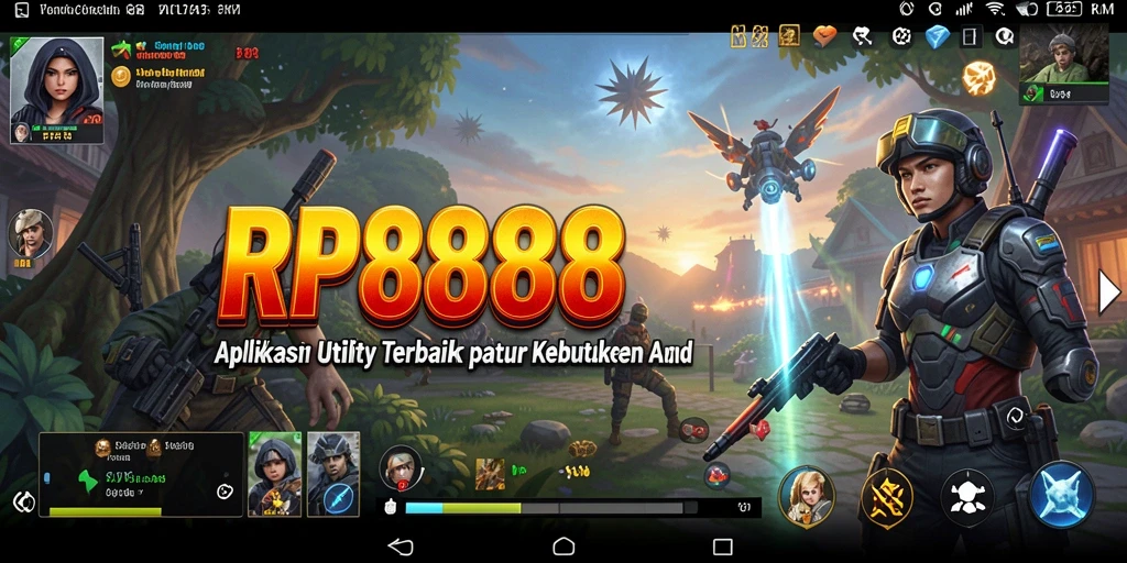 Tampilan antarmuka RP8888 yang user-friendly dan fungsional.