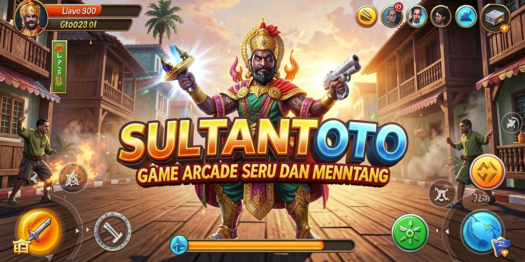 Gameplay menantang di SULTANTOTO dengan grafis menarik.